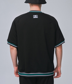Short Sleeve Bomber Черный