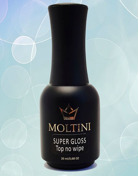 Moltini Super Gloss Top, 20 ml Топ-супер глянец без липкого слоя