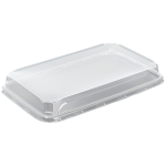 Крышка к контейнеру бумажному Sushi Box 182х256х32 мм ПЭТ 1/200