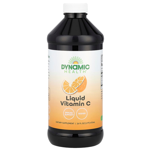 Dynamic Health, Жидкий витамин С, натуральные ароматизаторы со вкусом цитрусовых, 1000 мг, 473 мл (16 жидк. унций)
