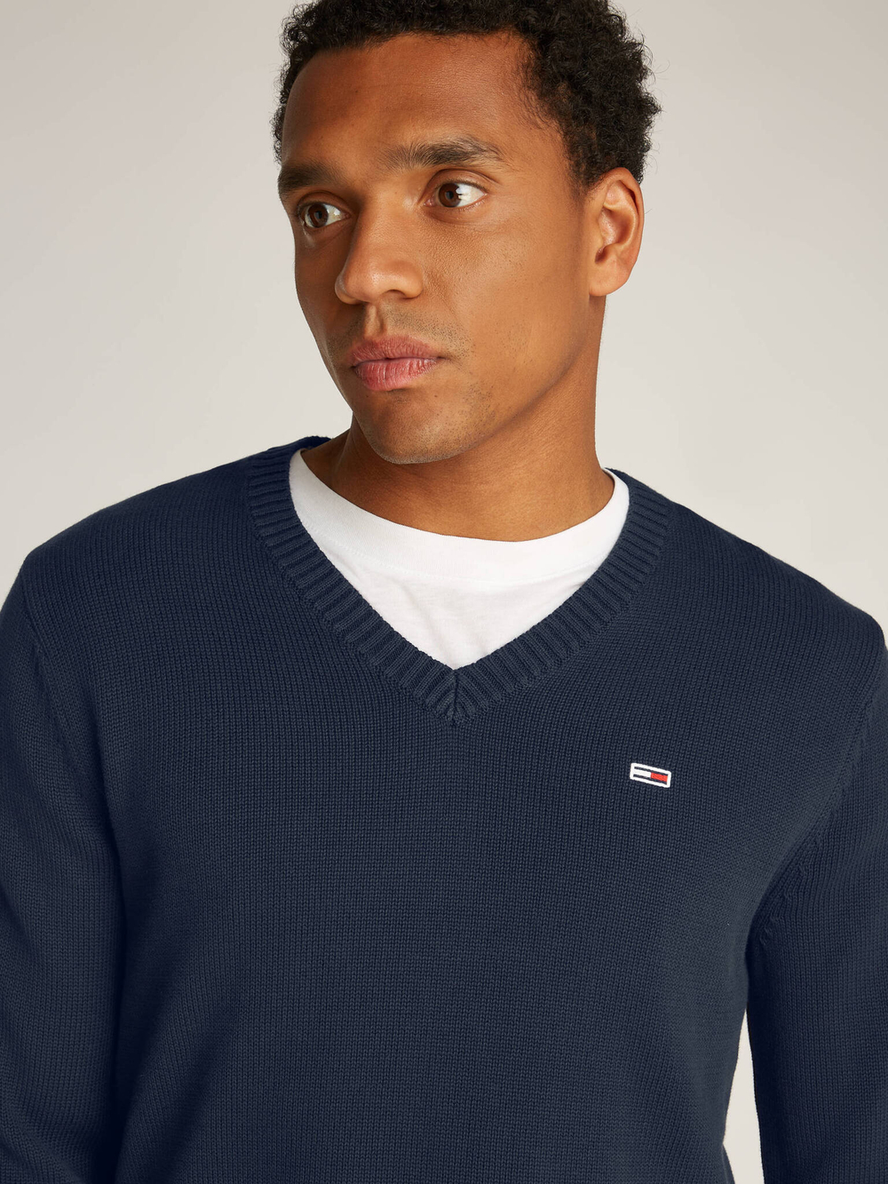 Свитер Tommy Jeans - темно-синий(DM0DM19429)