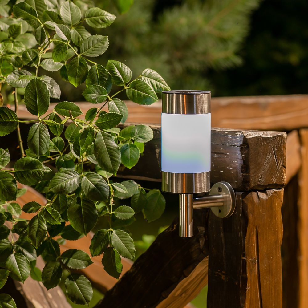 USL-F-153-MM220 SYDNEY Cветильник настенный на солнечной батарее. 1 светодиод. Белый свет. 1xАА Ni-Mh аккумулятор в-к. IP44. TM Uniel