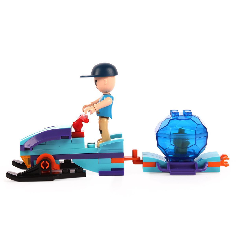 Конструктор блочный Аусини Арктика 59дет., коробка 29312