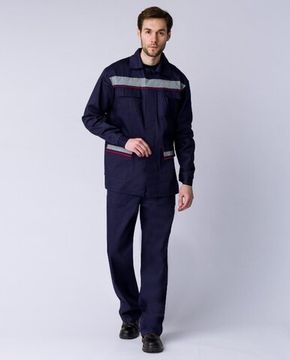 Костюм "Профессионал" полукомбинезон (т.синий)