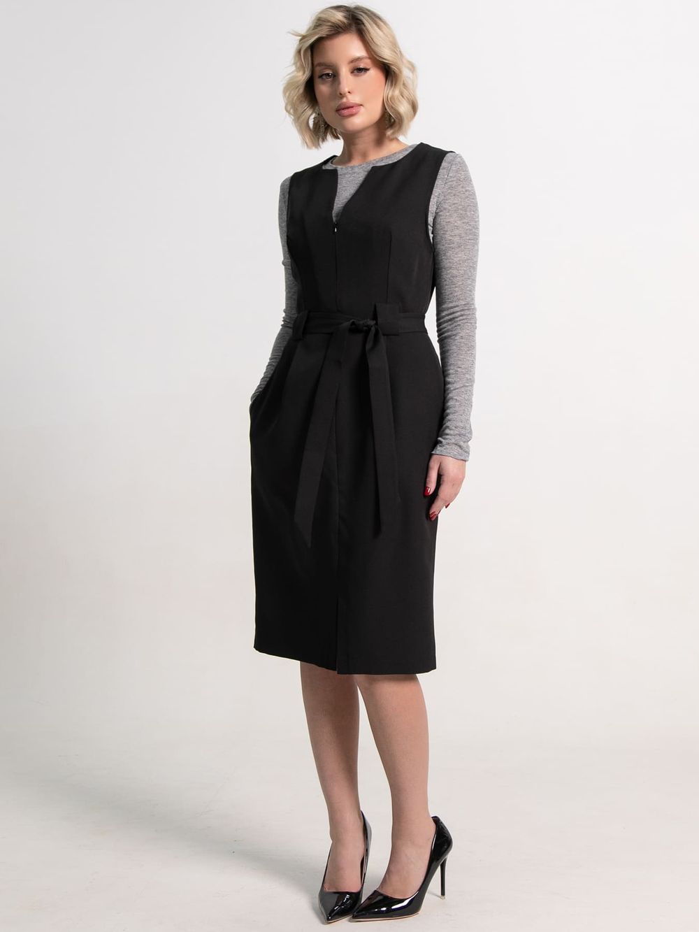 Платье Анфиса (черное) П15230-6М LT Collection