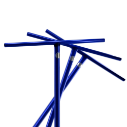 Руль ONYX Tau (синий лак)