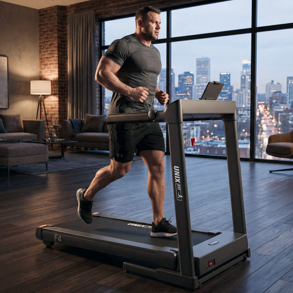 Беговая дорожка UNIX Fit Hi-tech F4 Space Grey