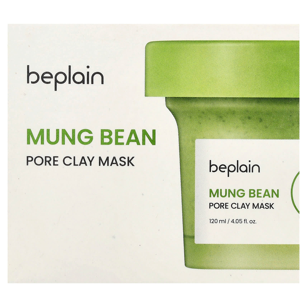 Beplain, Mung Bean, маска для красоты с глиной для пор, 120 мл (4,05 жидк. унц.)