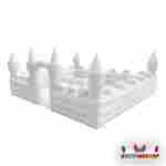 Надувная игровая комната «Белая крепость», 6×5×2,3 м