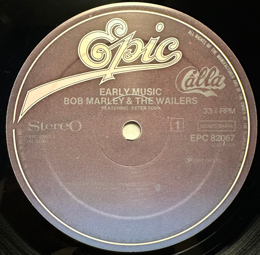 Bob Marley & The Wailers - Early Music (Голландия 1977г.)