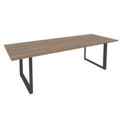 Onix Direct Стол переговорный на О-образном м/к O.MO-PRG-25 Дуб Аризона/Металл Антрацит 2580*980*750