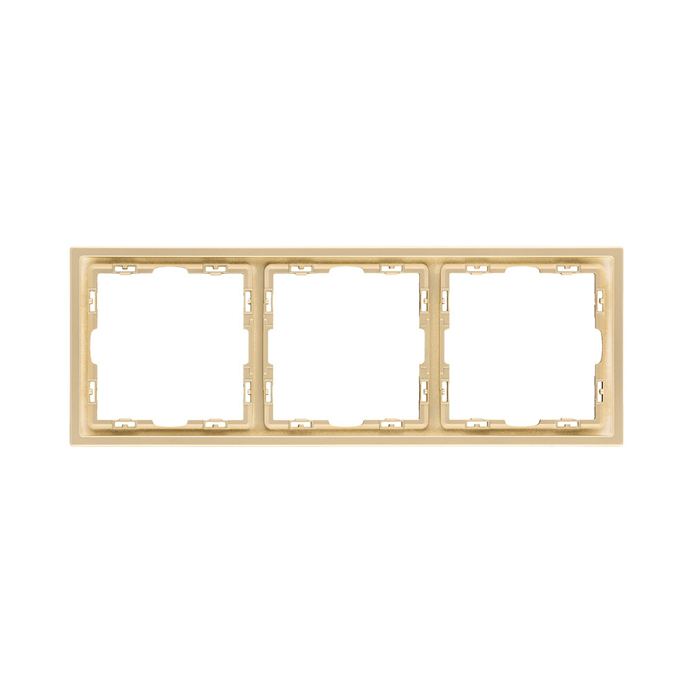 Рамка 3-постовая, золотой Kollinger Eclipse EC3GD