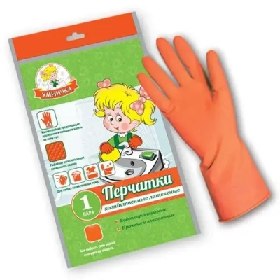 Перчатки латексные S