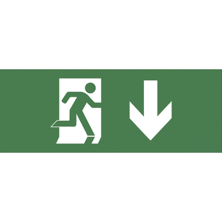 Самоклеящаяся этикетка ЭРА INFO-SSA-103 330х120мм Фигура/стрелка вниз SSA-101/DPA-301