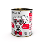 Best Dinner Super Premium С Говядиной и языком для собак (упаковка 6 шт * 340 г)