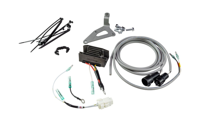 Выпрямитель-регулятор Suzuki DF9.9B/15A/20A, (крепеж + эл.разъем), (ручной стартер)