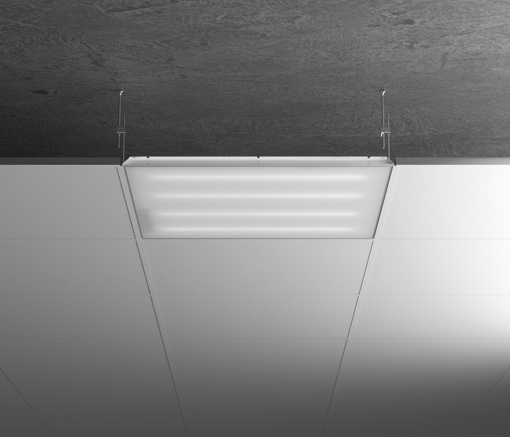 Светильник LED Geniled Офис Standart 595x595x20 30Вт 3000К Опал