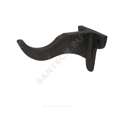 Кронштейн настенный литой L=145мм для чугунных радиаторов черный Аквапромлит