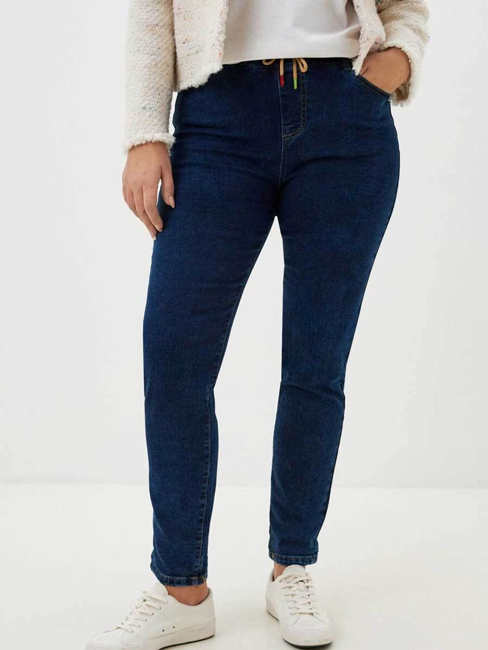 Джинсы утепленные больших размеров