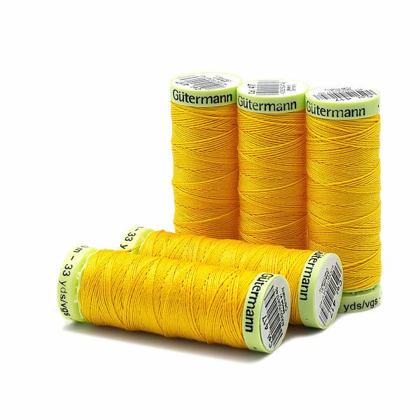 Нитки отделочные Gutermann Top Stitch 30 (30 метров), 5 кат. | 417 одуванчиковый