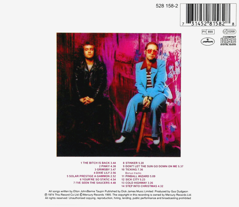 Elton John / Caribou (CD)