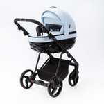 Детская универсальная коляска Adamex Quantum TIP Q-TK25 (2в1) Голубой