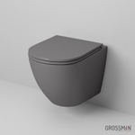 Унитаз подвесной GR-4455GMS с сиденьем