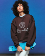 Свитшот Live Loud коричневый