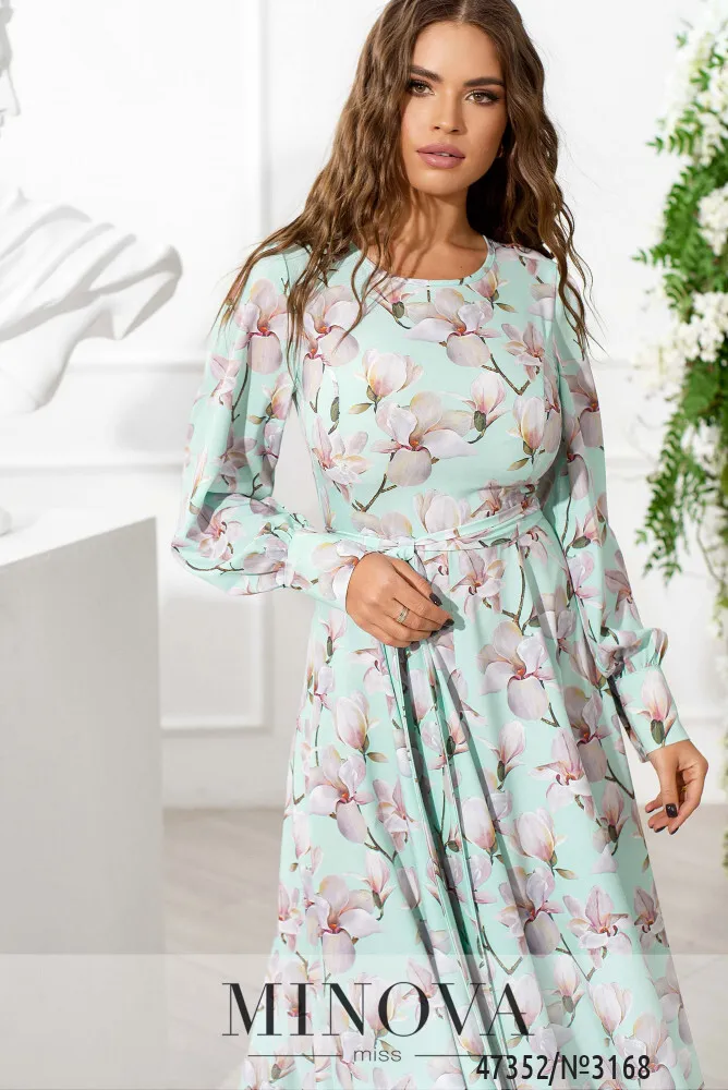 Платье 3168-мятный Minova