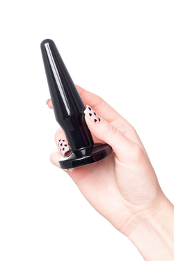 Черная анальная втулка Gemini ? - 12 см.