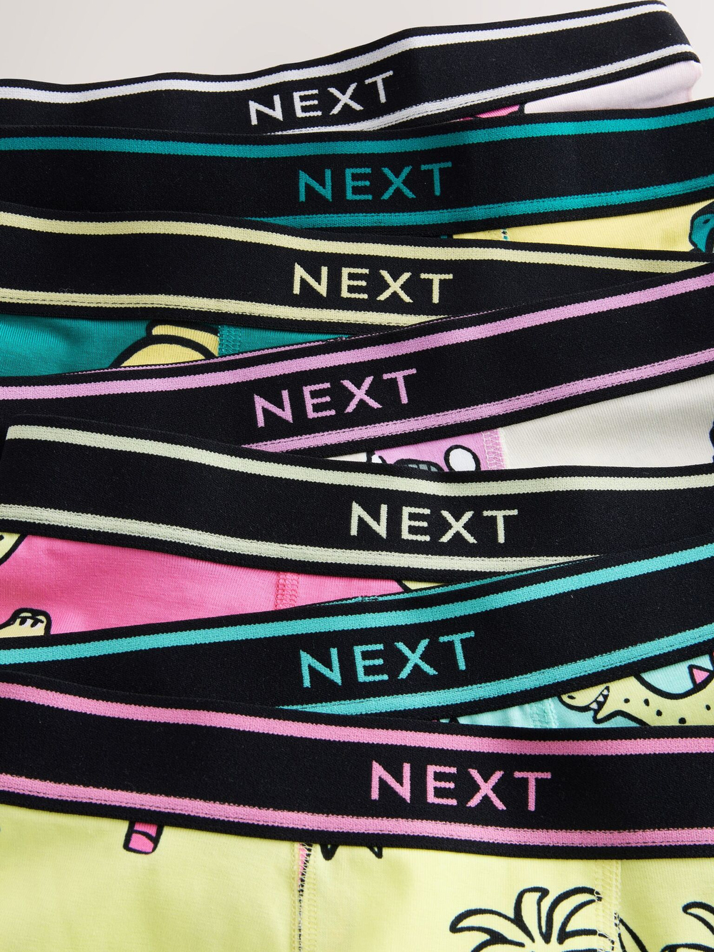 Трусы для мальчика Next AA7-500, 7 шт., Голубой, Молочный, Зеленый