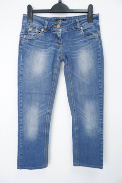 Джинсы с потертостями 46 размер