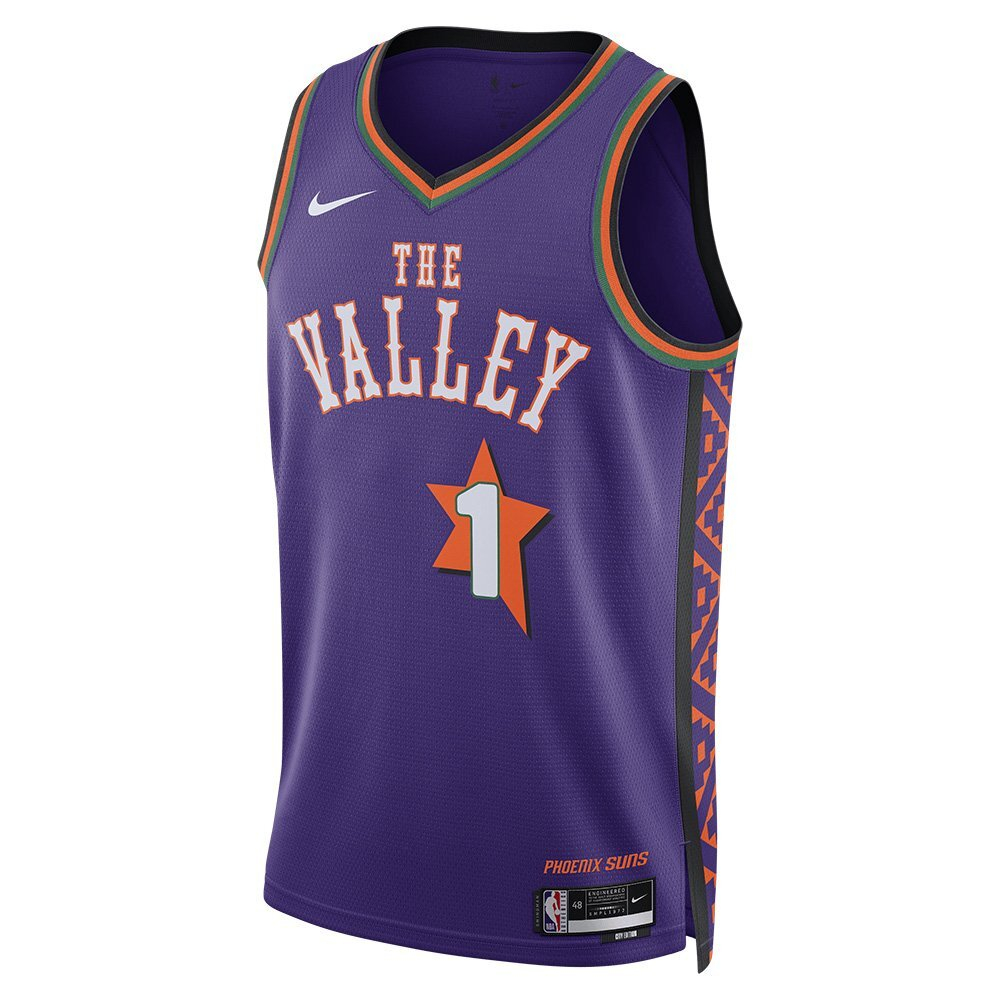 Футболка Nike NBA 2024/25 City Edition Swingman Phoenix Suns Devina Booker Purple Jersey