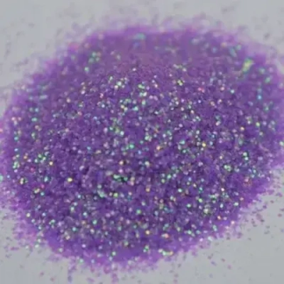 Фиолетовые неоновые блестки голографические 15 гр в тюбике с распылителем