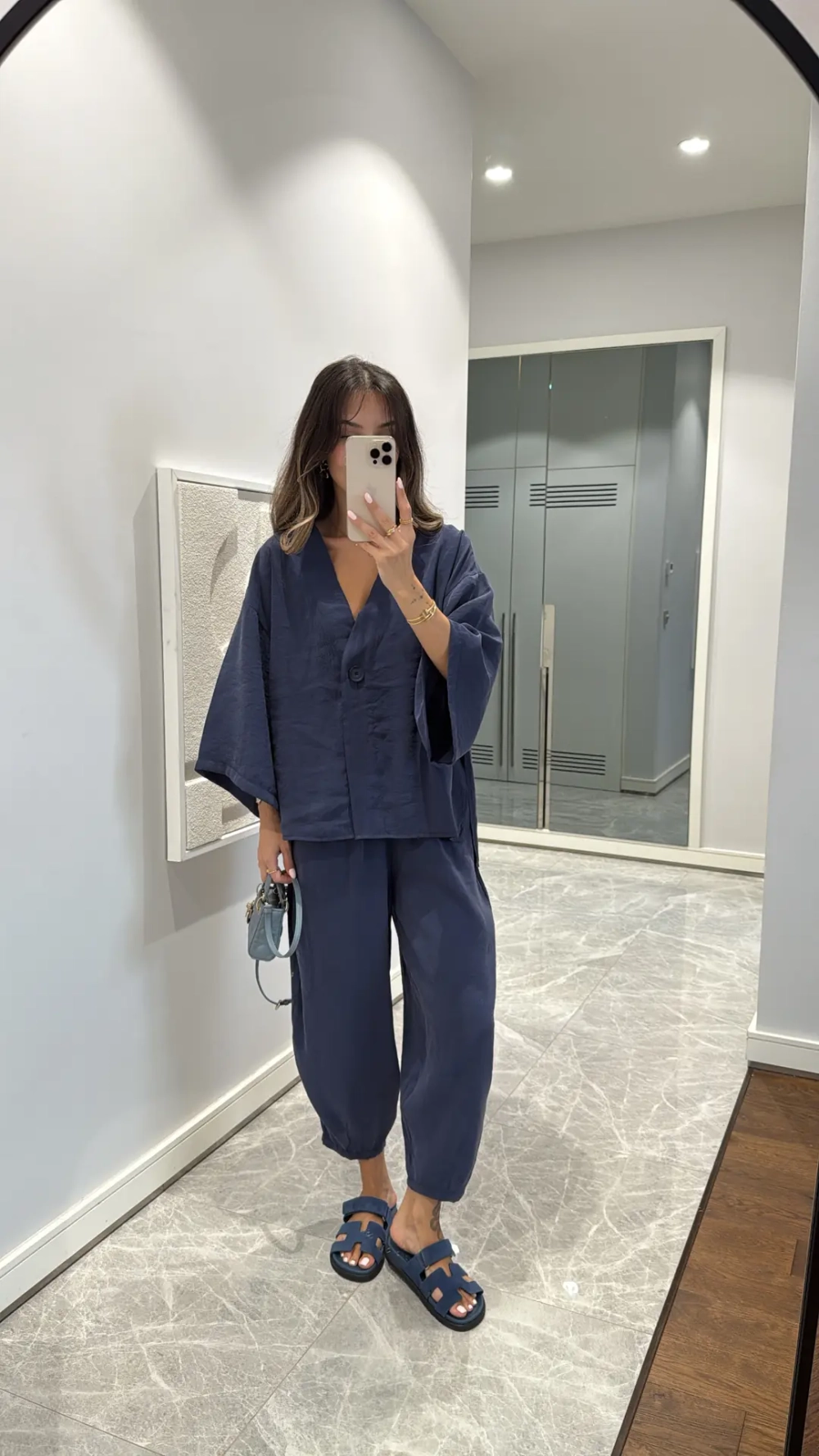 Костюм кимоно с брюками укороченными