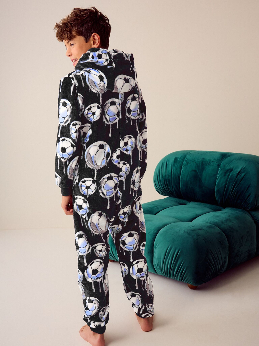 Комбинезон флисовый для мальчика Next N27-304, Черный