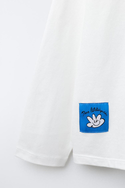 ZARA ФУТБОЛКА SUPERFREAK DANIEL WHITEHOUSE © С НАШИВКОЙ, БЕЛЫЙ