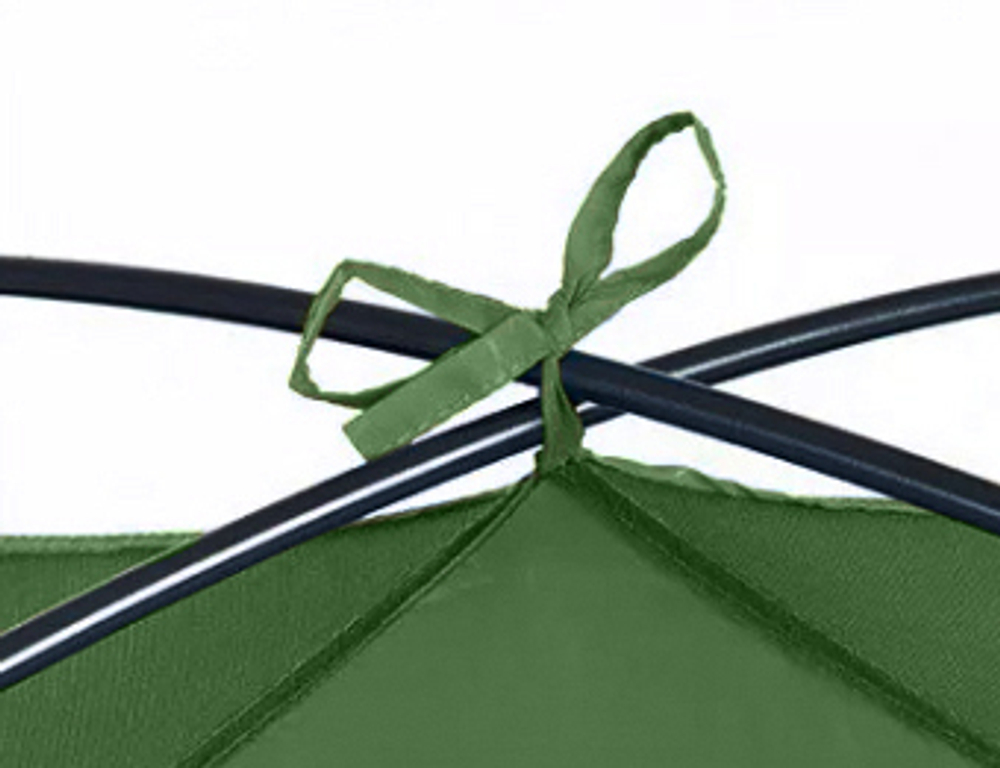 Палатка Naturehike P-Series 2-местная, алюминиевый каркас, зеленая
