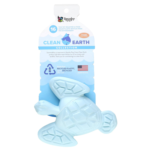 Spunky Pup, Clean Earth Hard Chews, Turtle, курица, 1 игрушка