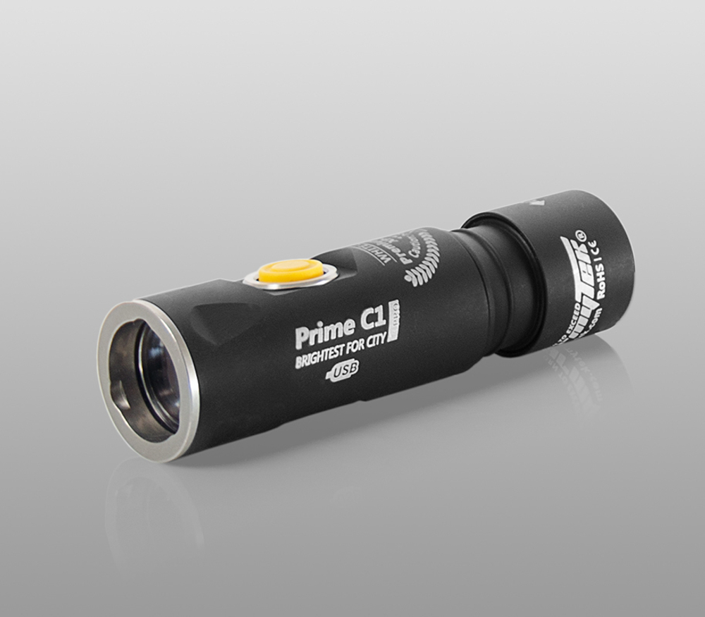 Фонарь светодиодный Armytek Prime C1 Pro Magnet USB+18350, 980 лм, теплый свет, аккумулятор