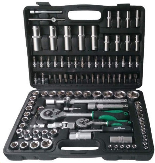 Набор инструментов (108 предм.) 6-гр зеленый (Сервис Ключ)