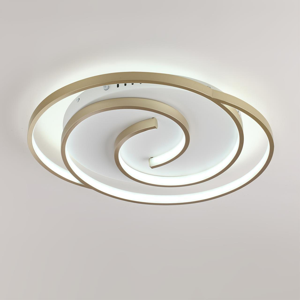 8020/75CL LEDIO LN25 шампань/белый металл/акрилл Потолочный светильник LED 75W 220V 3000-6000K TWIST