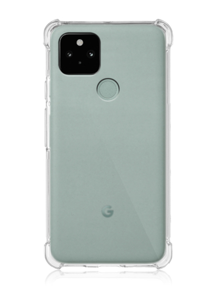 Чехол ROSCO для Google Pixel 5 оптом (арт. PIXEL-5-HARD-TPU-TRANSPARENT)