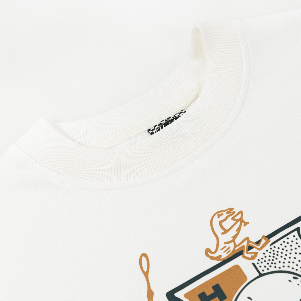 Лонгслив HAIDED EXCEPTIONAL Ecru