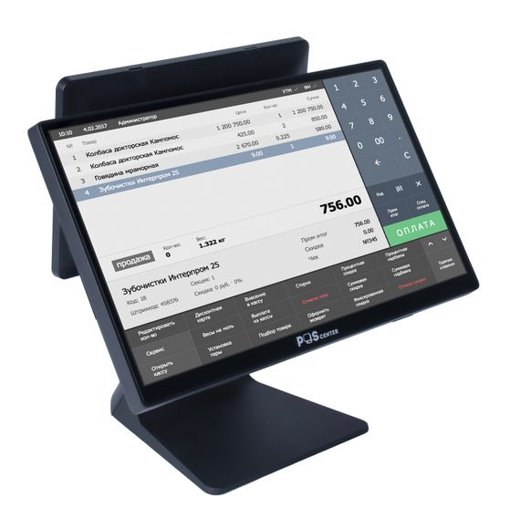 Сенсорный моноблок POScenter Platinum (15.6&quot;, P-CAP, i5-1235U, RAM 8G, SSD M.2 128G) c Windows 10 IoT Value