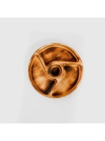 Деревянная менажница с 4 отсеками из кедра