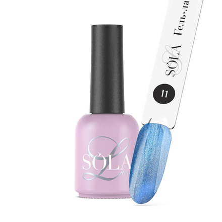 SoLa Гель-лак Silk Cat 11 Кошачий глаз, 10мл