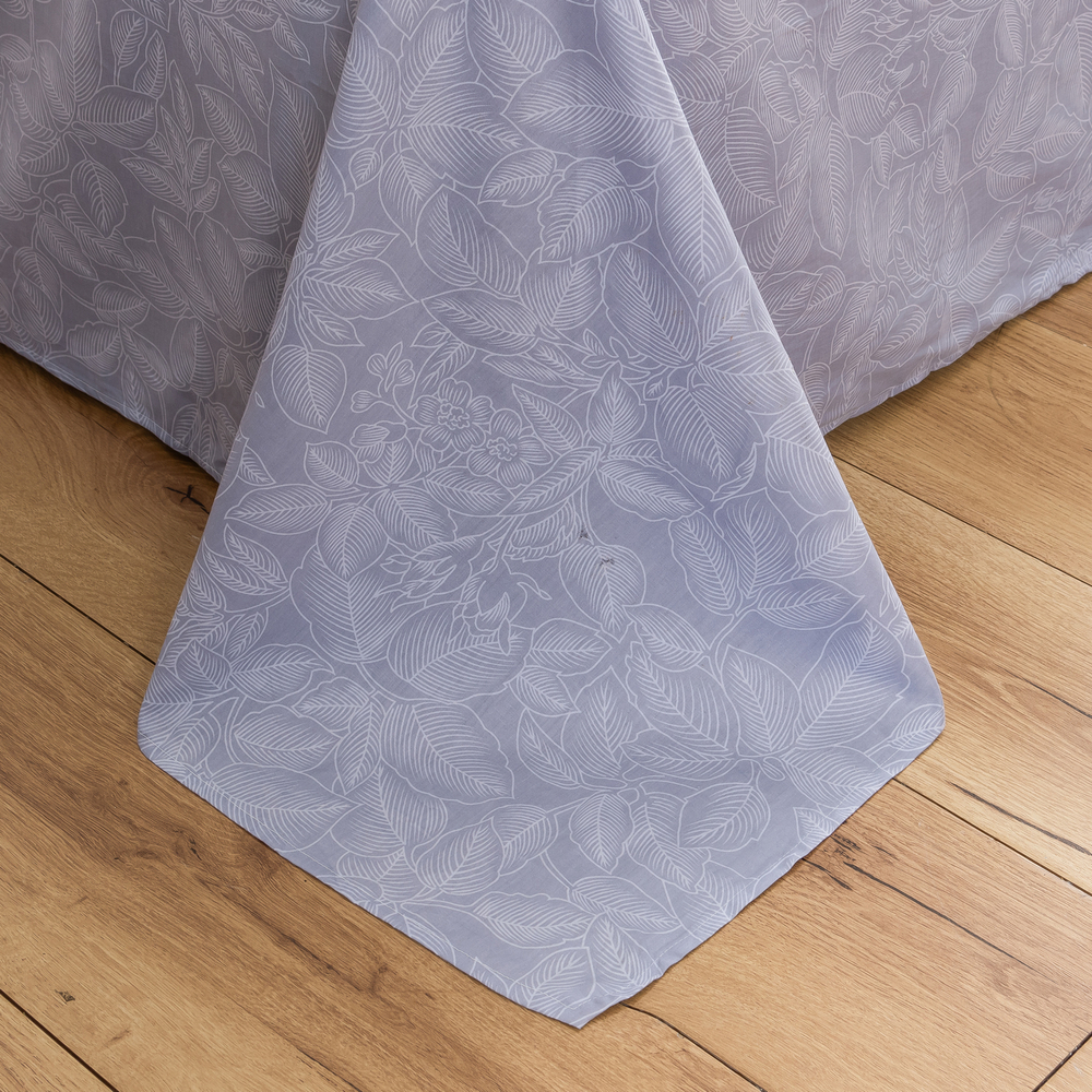 Комплект постельного белья Сатин с Одеялом (простынь на резинке) OBR113