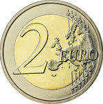2 евро 2020 Литва. Литовский регион Аукштайтия