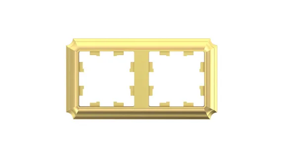 Рамка 2-м AtlasDesign Antique универс. зол. SE ATN101602